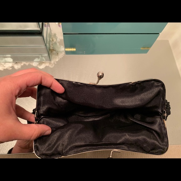 Beaded Black Clutch - Picture 3 of 3